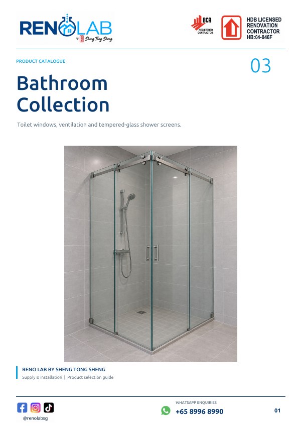 Cover of Bathroom selections catalogue