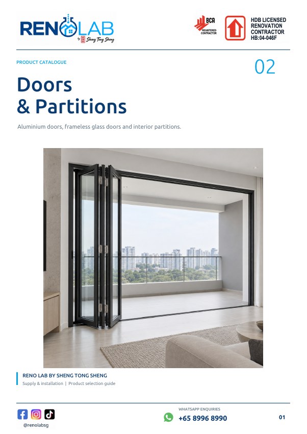 Cover of Doors & partitions catalogue